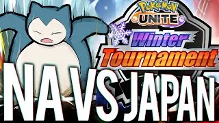 NA PRO PLAYERS VS JAPANESE PRO PLAYERS ! POKEMON UNITE ! WINTER TOURNAMENT GAMEPLAY !