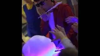 Cotton candy show in Hong Kong
