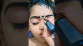 bindi design &hearts;️ #trendingreels #makeup #bindi #youtubeshorts #short #baby #babygirl