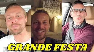 Davide Silvestri dopo 6 mesi al Gfvip fa rientro a Casa accompagnato da suo cugino Kekko dei Modà
