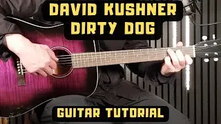 David Kushner &ndash; Dirty Dog | Guitar Tutorial + Easy Chords Lesson 🎸