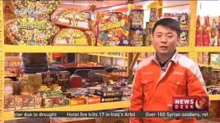 Firecracker sales drop amid smog concerns in Beijing