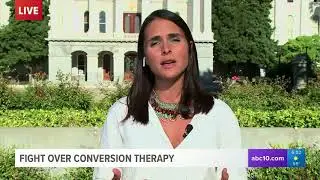 ABC10 Sacramento reports hundreds protested AB 2943 Therapy Ban