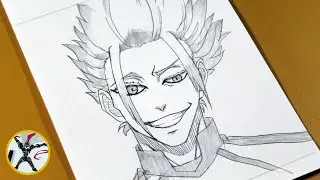 How to Draw Shidou Ryusei Step by Step | Easy Blue Lock Anime Drawing Tutorial