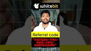 Whitebit Referral Code To Get 40% Cash Back On Purchase | Whitebit Invite Code #referralcode