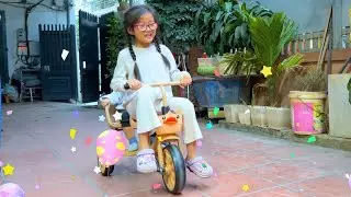 Changcady v&agrave; anh Nh&iacute;m mua tặng xe đạp đ&ocirc;i cho em T&aacute;o