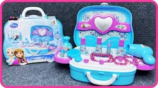 Disney FROZEN Princess Elsa and Anna Beauty Set Satisfying with Unboxing Compilation Toys ASMR