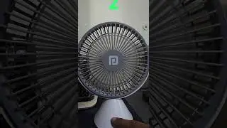 portronics aero breeze portable table fan #deskfan #summer #beattheheat #2400mah #3000rpm #cooling