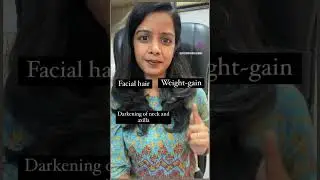 PCOS | Common Symptoms | Female health Awareness | #Shorts | DR SIMRAN SHARMA