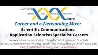 Field Application Scientist/Specialist Careers (Career & Networking Mixer) (2020)