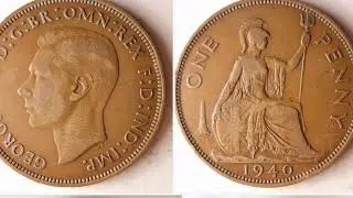 GB 1940 ONE PENNY Coin WORTH? Georgivs VI