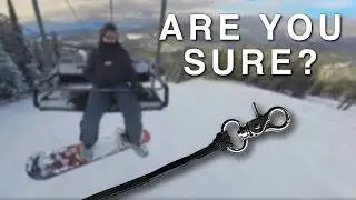 Использование поводка с креплениями Burton Step On