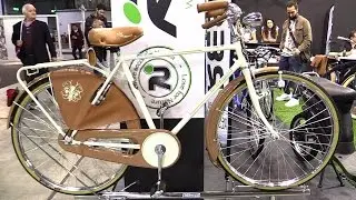 2015 Reset Classic Italian Style Bicycle - Walkaround - 2014 Milan Motorcycle Exhibition