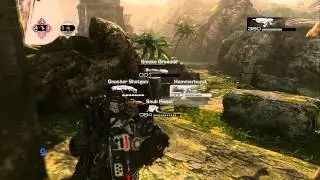 Gears of War 3 - Warzone - Sandbar - 1 vs 5 Man Team