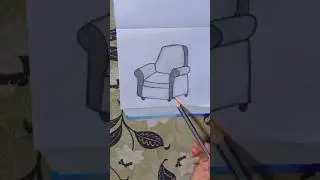 How to draw sofa #sofasketch #short #easydrawing #sketch