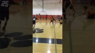 Isaiah Brown 1st assist and steal and finish at the end.