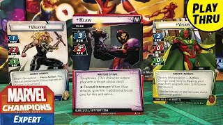 VALKYRIE & VISION Take on an Expert KLAW in a MARVEL CHAMPIONS Playthrough