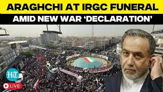 LIVE: Aragchi Attends Massive Funeral Of IRGC Officers, Nuclear Scientists Killed In Israel War