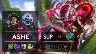 Ashe Support vs Thresh - BR Challenger Patch 9.21
