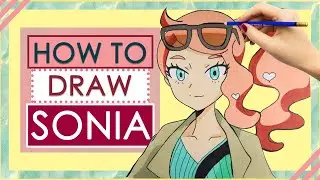 How to Draw Anime [SONIA from POKEMON]