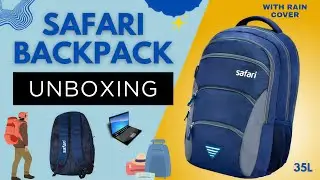 SAFARI Backpack #laptopbag Unboxing #laptop #luggage #backpack #unboxing #storage 35L #trending #bag