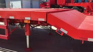 Length On Demand: Fudeng Extendable Flatbed Semi-Trailer Complete Demonstration