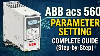 ABB drive parameter setting ! ABB ACS 560 drive ! VFD basic parameter setting !