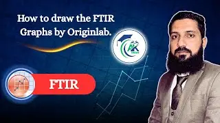 How to Draw the FTIR graphs by OriginLab Software in Urdu/Hindi Language
