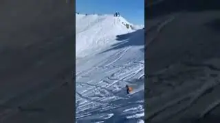 Amazing Skarting at Ganga choti Azad Kashmir #short #shortvideo #snowfall #shortsvideo