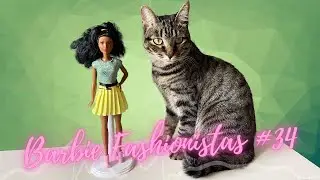 Что с её волосами? 😱 Barbie Fashionistas #34 - распаковка и обзор | unboxing and review