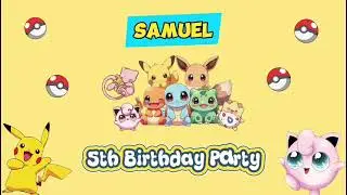 Samuel Alexander 5th Birthday Party 