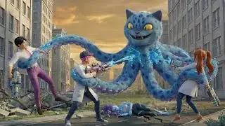 K-Pop Demon Hunters vs Derpy 🐱💥 | Failed Lab Experiment Turns Into Chaos