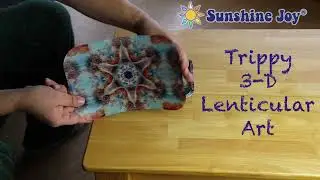 Sunshine Joy Artistic Tray Goldfish Mandala RT3012 with 3D Magnetic Lid