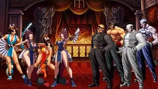 [KOF Mugen] Memorial | Mai Shiranui vs Ryuji Yamazaki [ 4vs4 ]