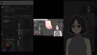 Making my isopod-themed vtuber model [PART 2]  #vtuber #live2d #shorts