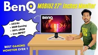 BenQ MOBIUZ EX2710S 27-inch Full HD Monitor | Best Gaming Monitor | BenQ 165 Hz, IPS | 