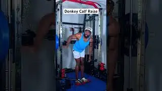 Smith Machine Donkey Calf Raise #fitness #workout