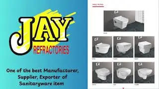 Wall Hung Water Closets | Stylish Sanitaryware by Jay Refractories | ISO Certified Made in India
