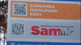 Samsun'da SAMAIR H2 Hattı ile Toplu Taşıma Transfer Merkezi ve Çarşamba Havalimanı arasında tam tur