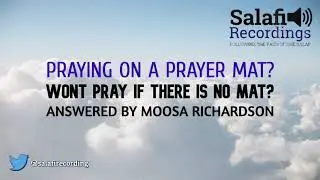 PRAYING ON A PRAYER MAT!!