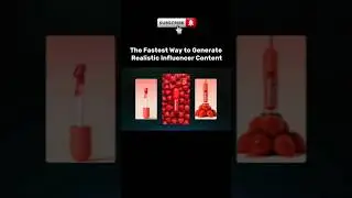 The Fastest Way to Generate Realistic Influencer Content #AI