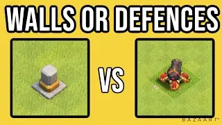 Should you Upgrade your Walls or your Defenses First in Clash of Clans?