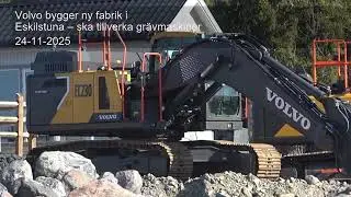 Volvo bygger ny fabrik i Eskilstuna &ndash; ska tillverka gr&auml;vmaskiner