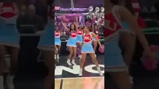 Delaware State Cheer At The Meac Tournament! #hbcucheer #cheer #meactournament #dsu #stompandshake