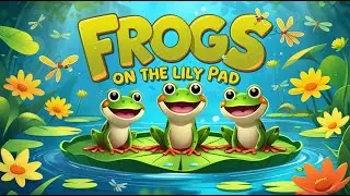 Frogs on the Lily Pad | Animated Nursery Rhyme Adventure!