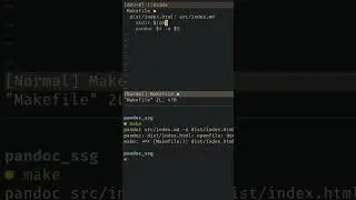learn make by build personal blog (arabic) #vim #make #pandoc #neovim