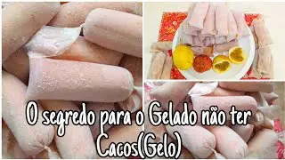 Gelado de Múcua Super Cremoso🍨🤤 O segredo para que o gelado de múcua não tenha Cristais (Caco, Gelo)