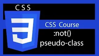 CSS not() pseudo class