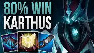 KOREAN CHALLENGER 80% WIN RATE KARTHUS! | CHALLENGER KARTHUS JUNGLE GAMEPLAY | Patch 9.18 S9