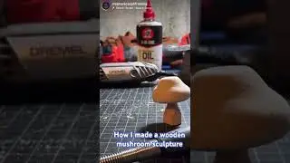 #woodworkingart #art #artists #woodworking #sculptors #tutorial  #sculptureartists #mushroom
